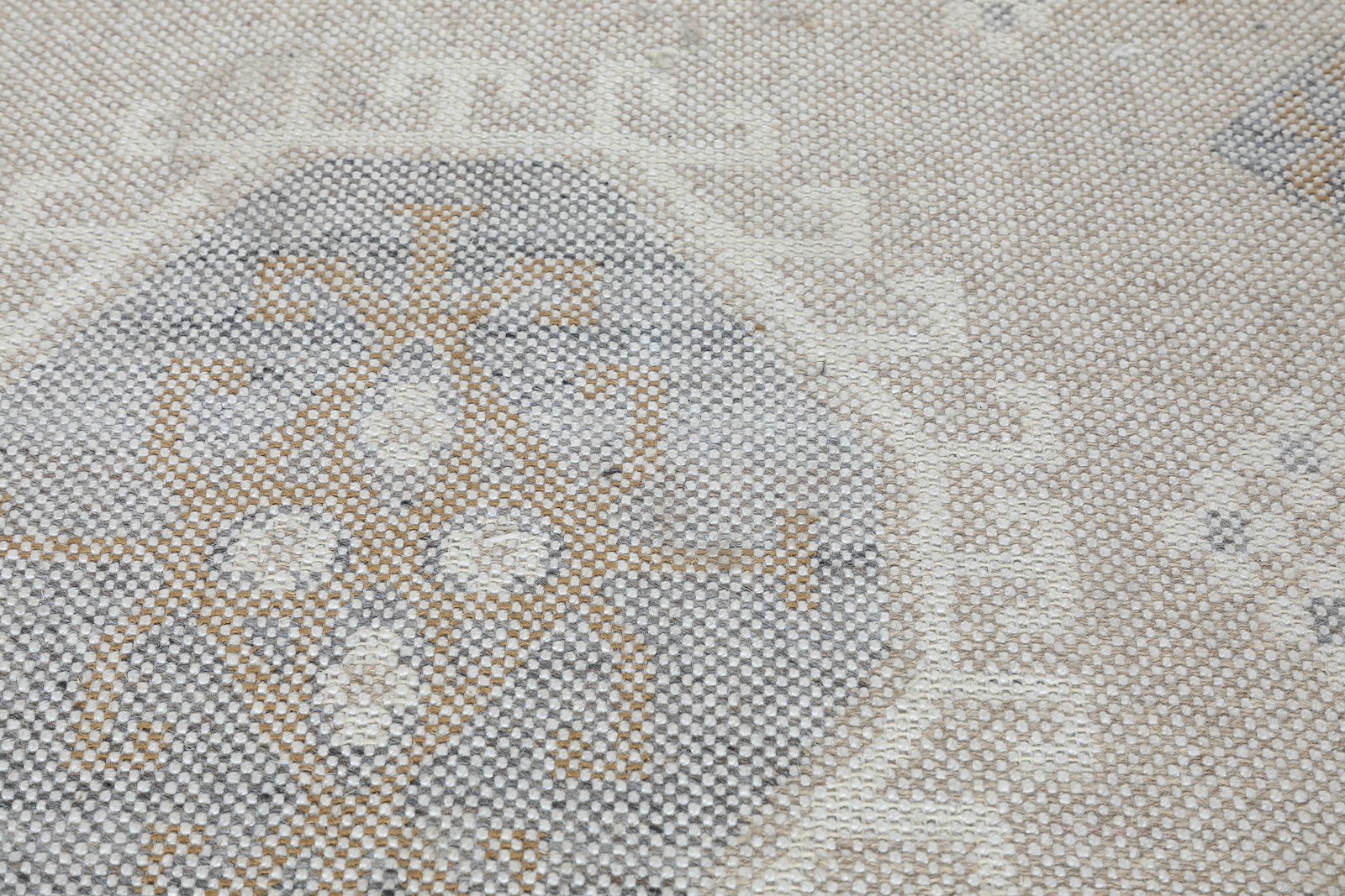 Rio teppe 160x230cm Sand/multifarget ull/polyester jacquard vevd