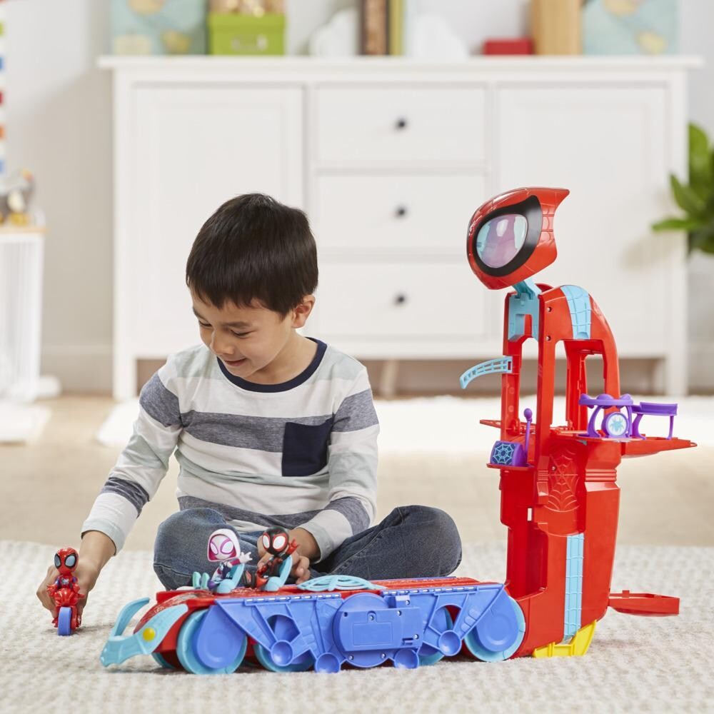 Spidey Legetøj - Spider Crawl-R Legesæt Med Lyd - 2-I-1 - 61 CM