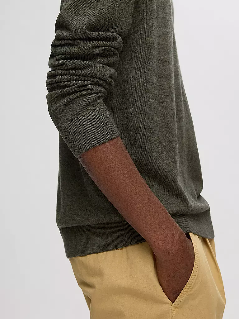SELECTED Pullover SLHTRAY schwarz