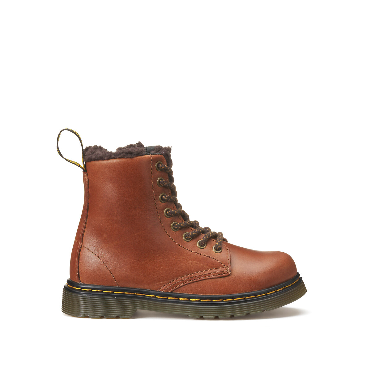 DR. MARTENS<br>Botas de couro forradas 1460 Serena J