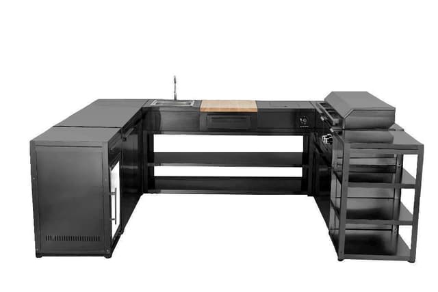 Nordic Line Sort Udekøkken Basismodul 180 cm (3 moduler)