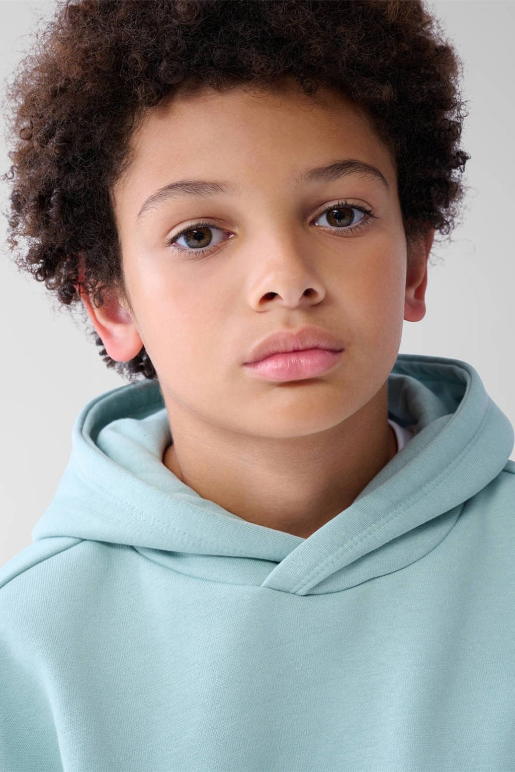 Shoeby hoodie met tekst lichtgroen
