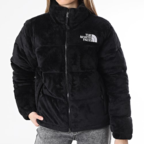 Doudoune Fourrure Femme Versa Velours Nuptse A84F9 Noir