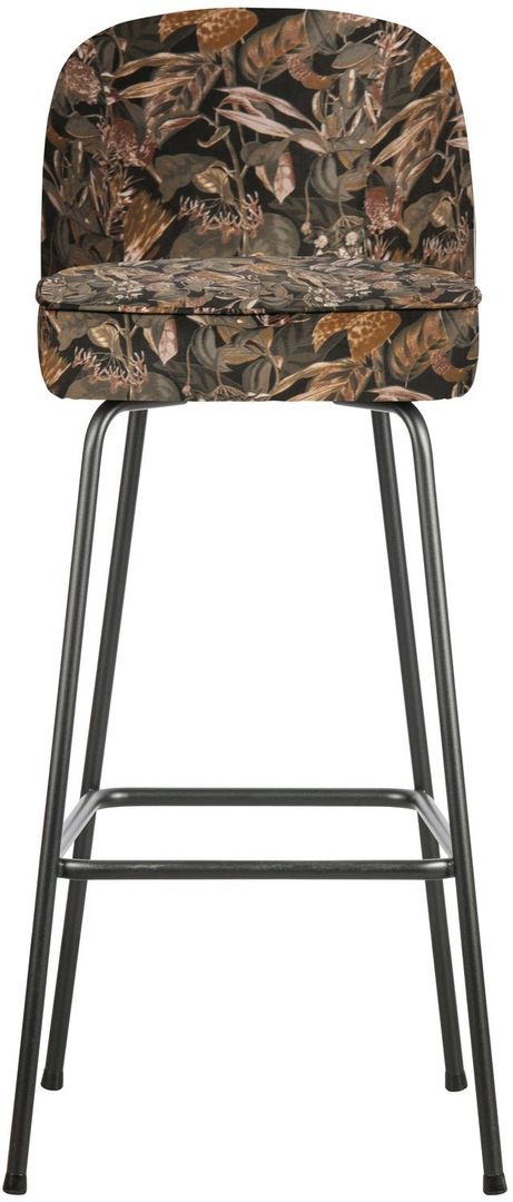 WOOOD Vogue Barstoel Bouquet Black