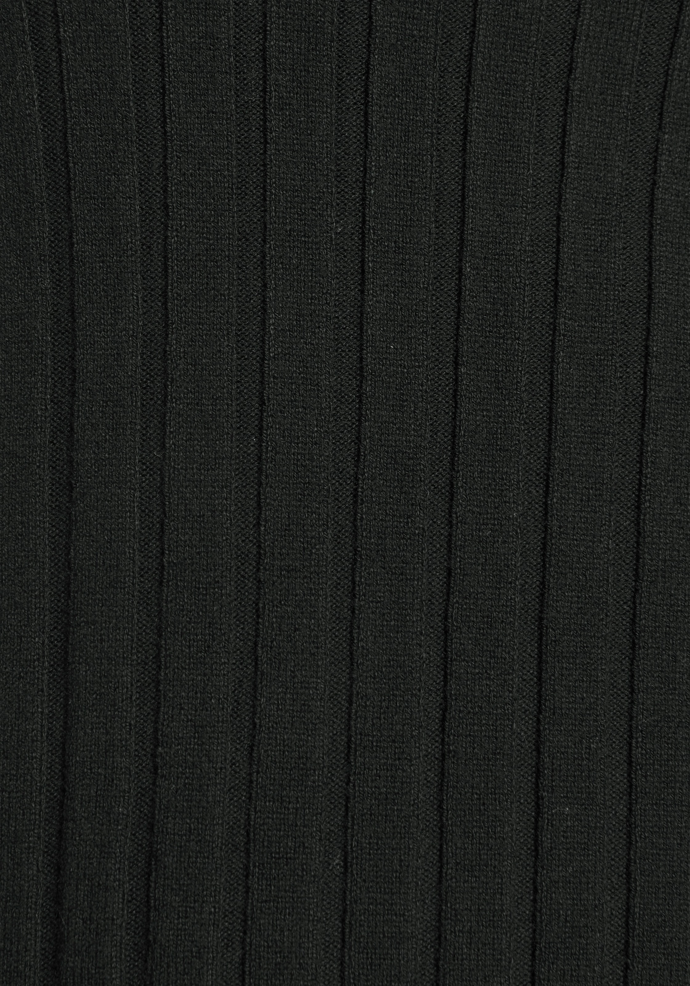 LASCANA Stricktop , aus weichem Rippstrick mit Stehkragen, modisch