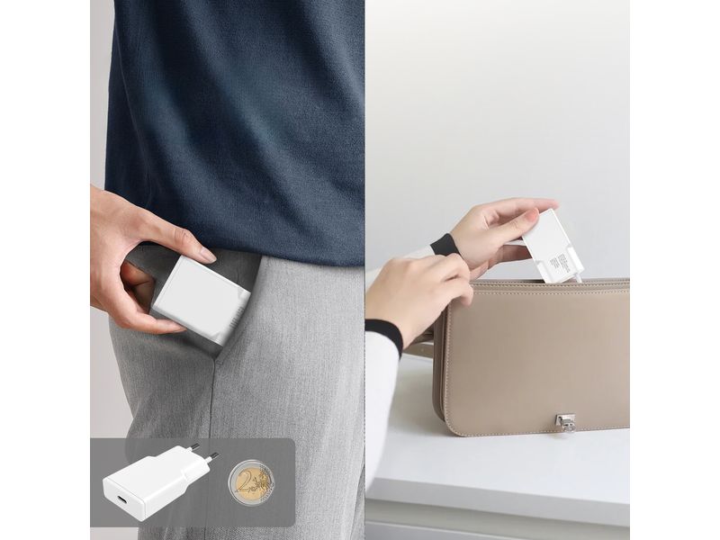 4smarts USB-Wandladegerät PDPlug Slim 30 W Kompakter USB-C-Ladeadapter mit GaN-Technologie