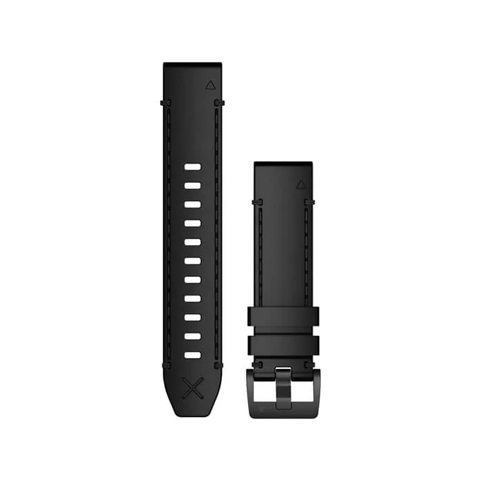 garmin 22mm quickfit band black leather 39 010 12738 19 black