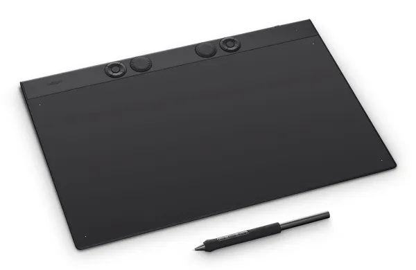 Wacom Intuos Pro Large, Kabel & trådløs, 349 x 195 mm, USB/Bluetooth, 1 cm, Kuglepen, 60°