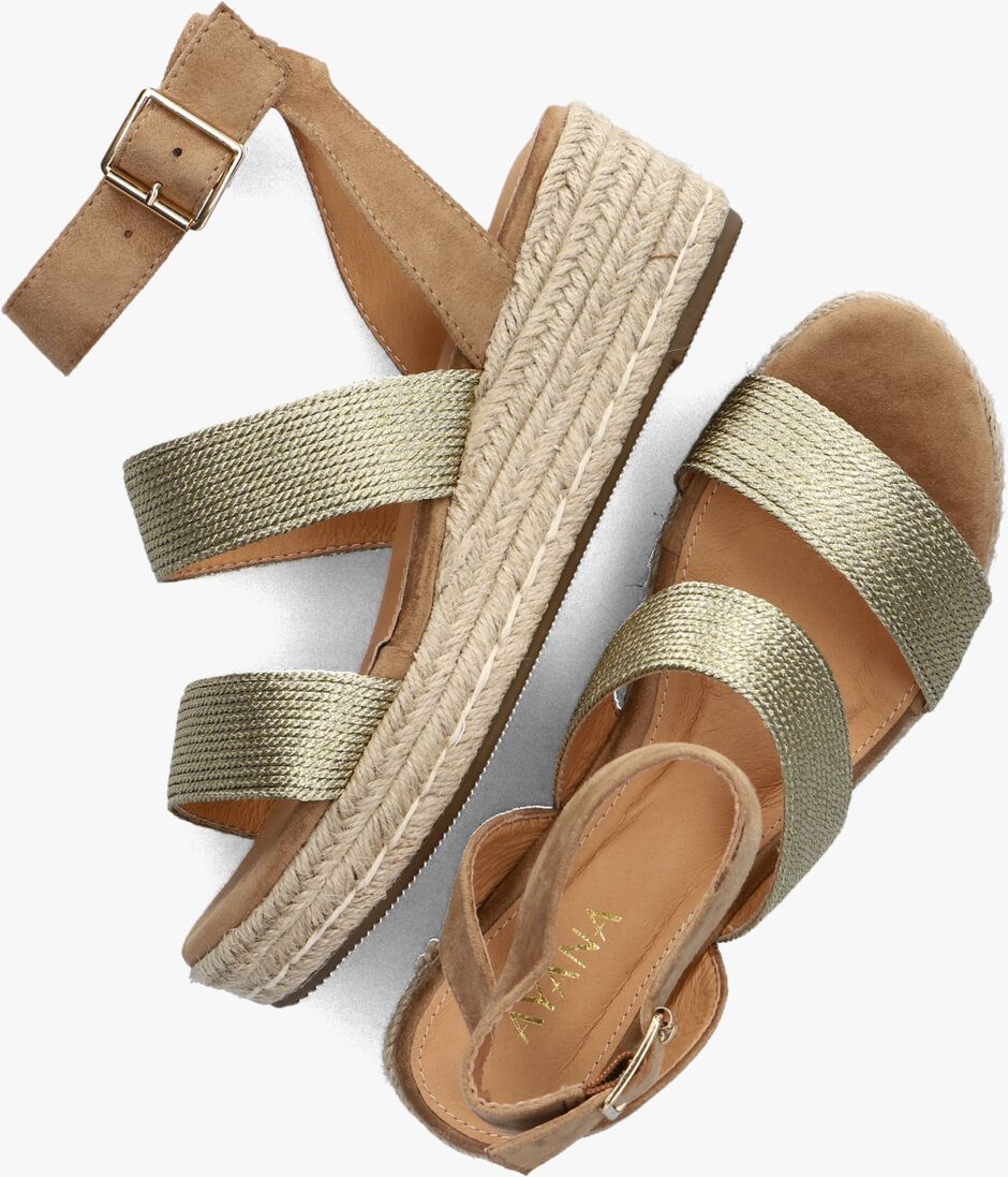 AYANA gouden ayana sandalen 0047-17k