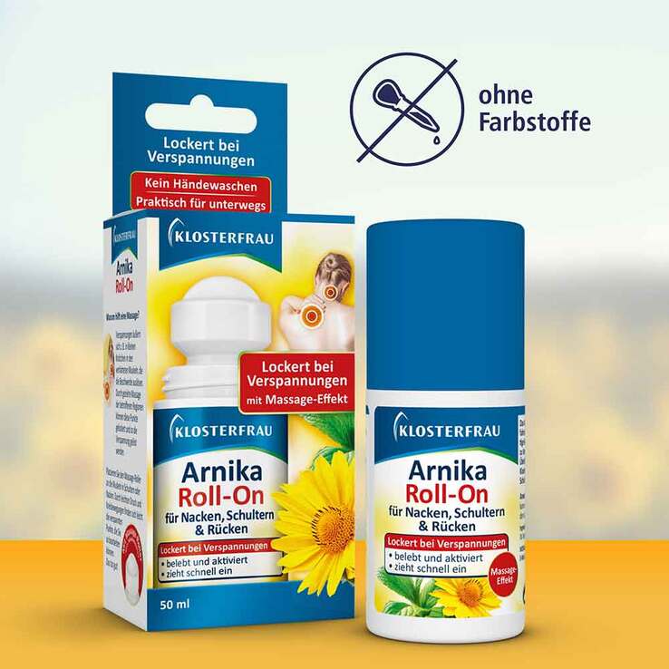 Klosterfrau Arnika Roll-on Rücken Schulter Nacken, 50 ml
