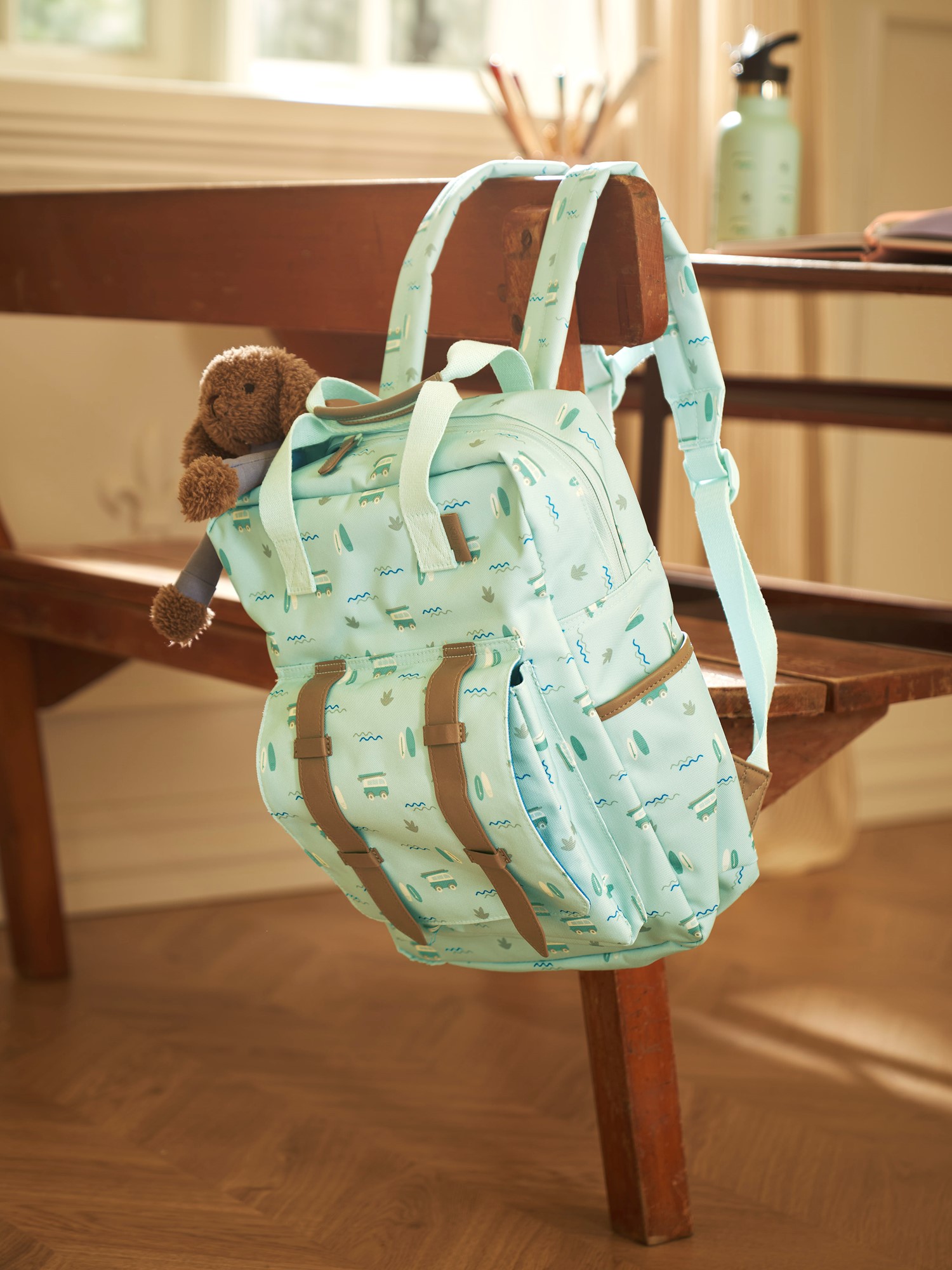 Rygsæk large | 26 x 10 x 36 cm. | Light Green | Fresk