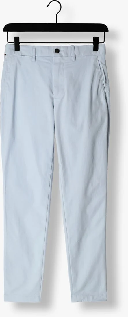 TOMMY HILFIGER lichtblauwe tommy hilfiger chino bleecker chino 1985 pima cotton