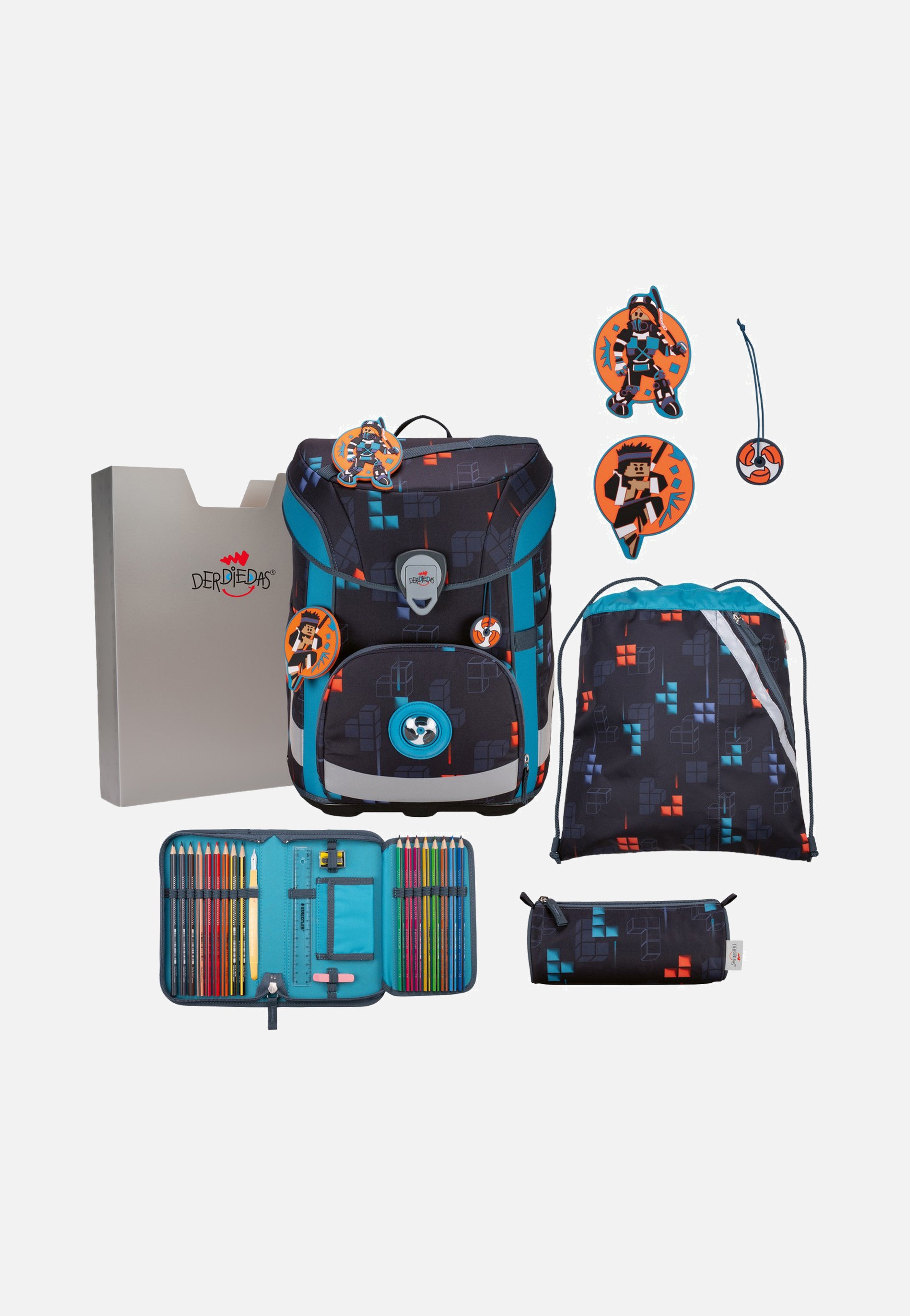 ErgoFlex Easy Set Ninja Fighter - Schulrucksack