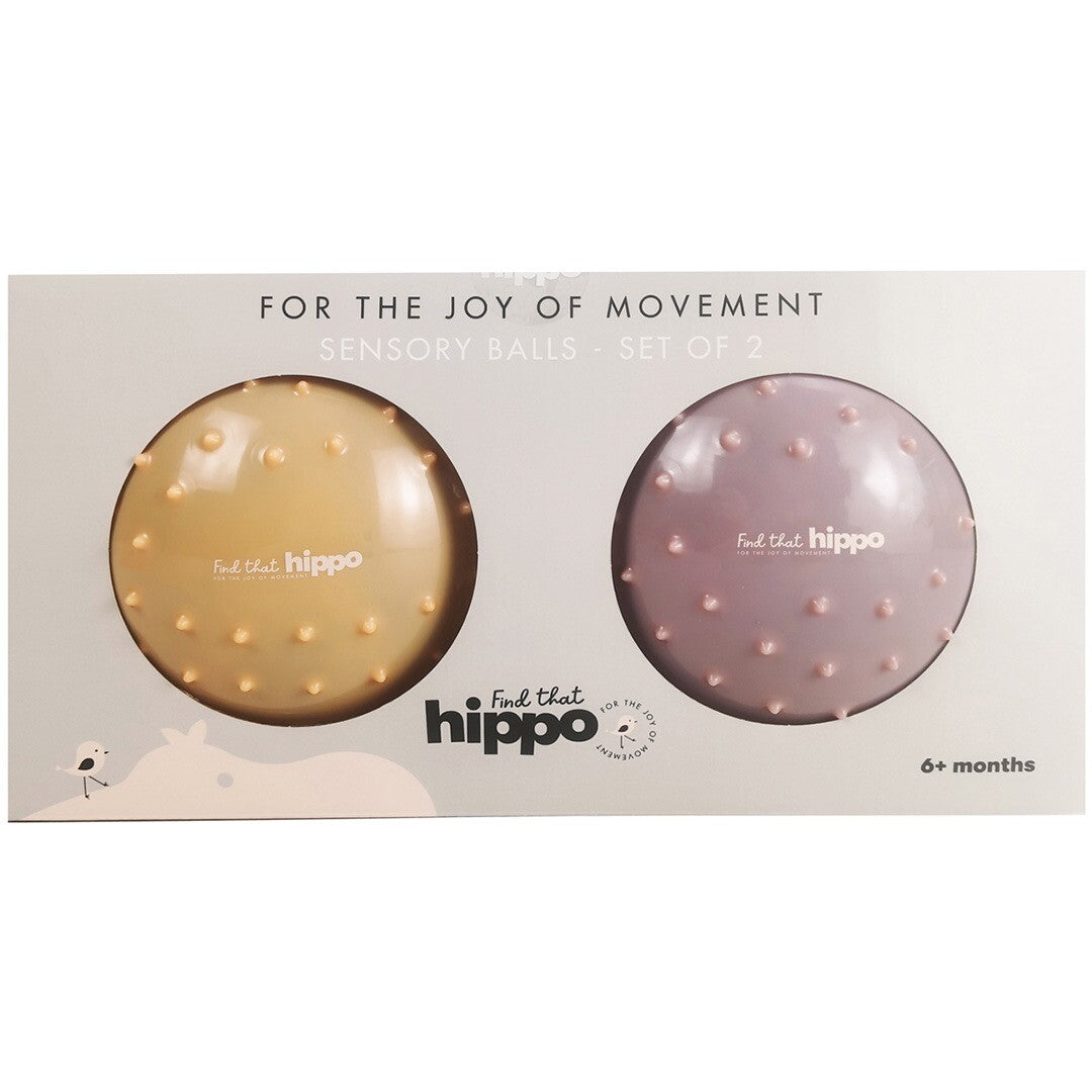 Find that hippo sensorische ballen - roze - 2st