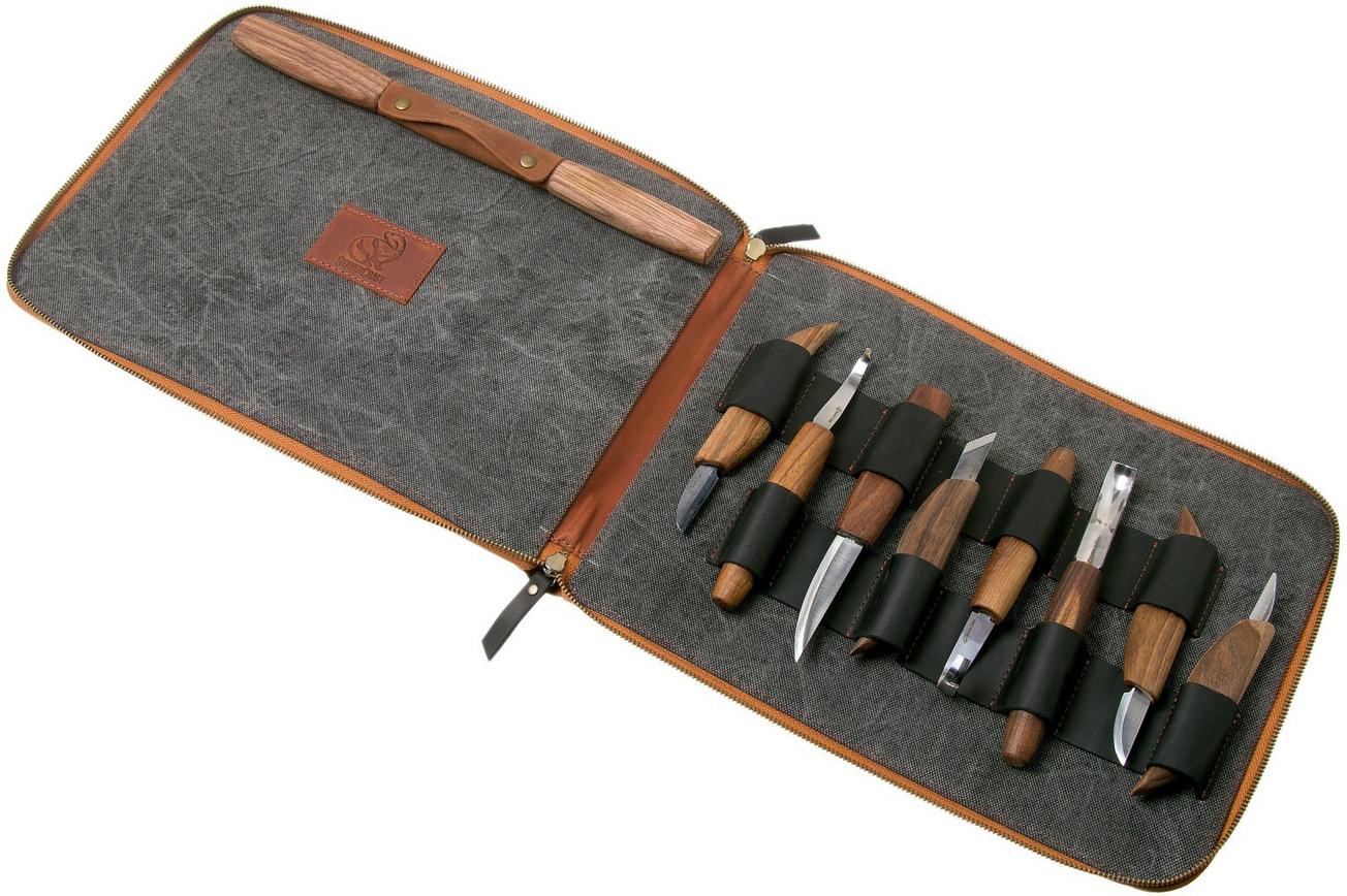 BeaverCraft Deluxe Large Wood Carving Tool Set S50X, houtsnijset