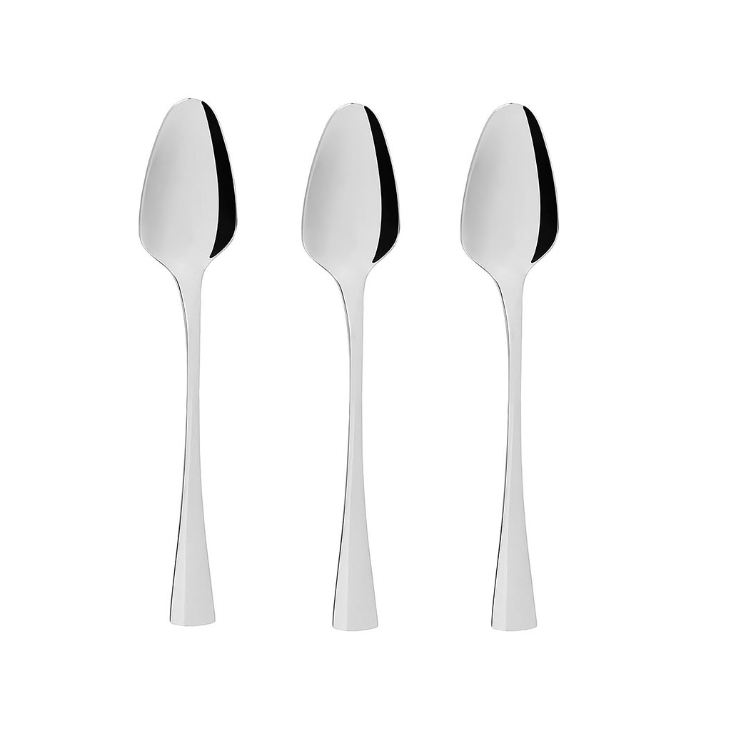 Lot de 3 cuillères à café BORG inox