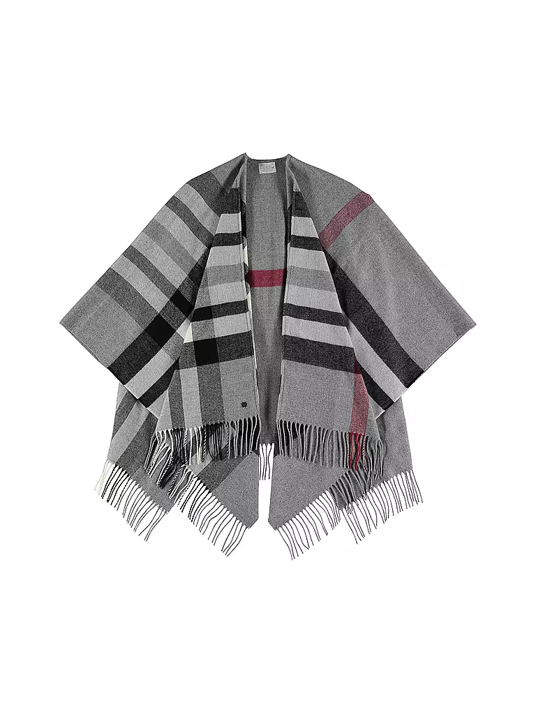 FRAAS Poncho - Cape RUANA grau