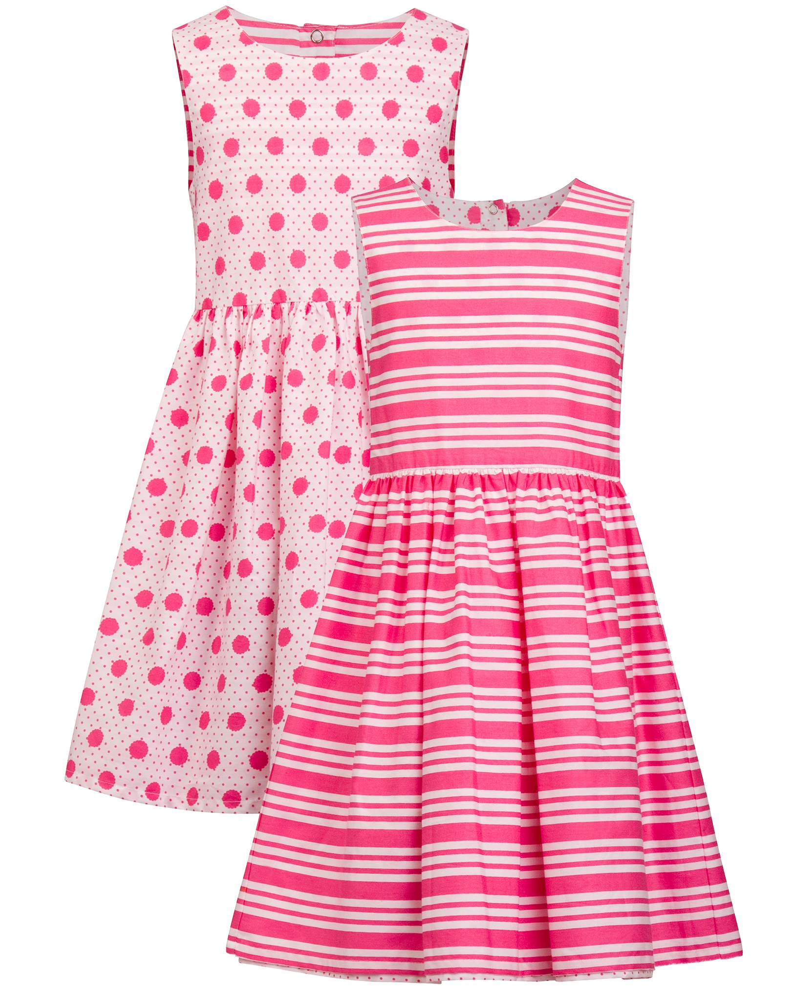 Wendekleid DOTS & STRIPES ärmellos in pink
