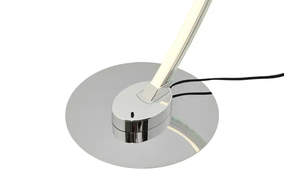 KHG LED-Stehleuchte, chrom mit Farbwechsler