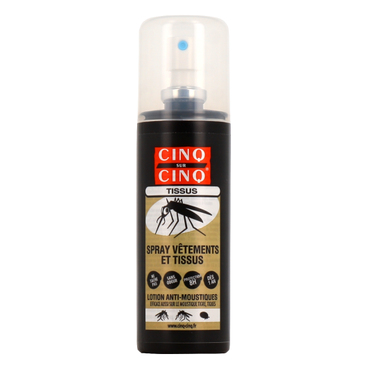 Spray tissus et vêtements anti-moustiques Cinq sur Cinq