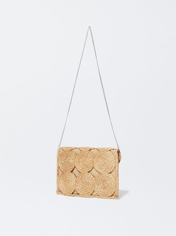 Bolsa com alça de juta - Camelo