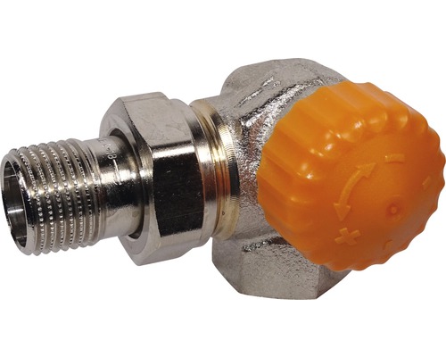 Heimeier Thermostatische Klepbehuizing Eclipse Hoek Rechts 1/2 Inch Nikkel 3934-02.000