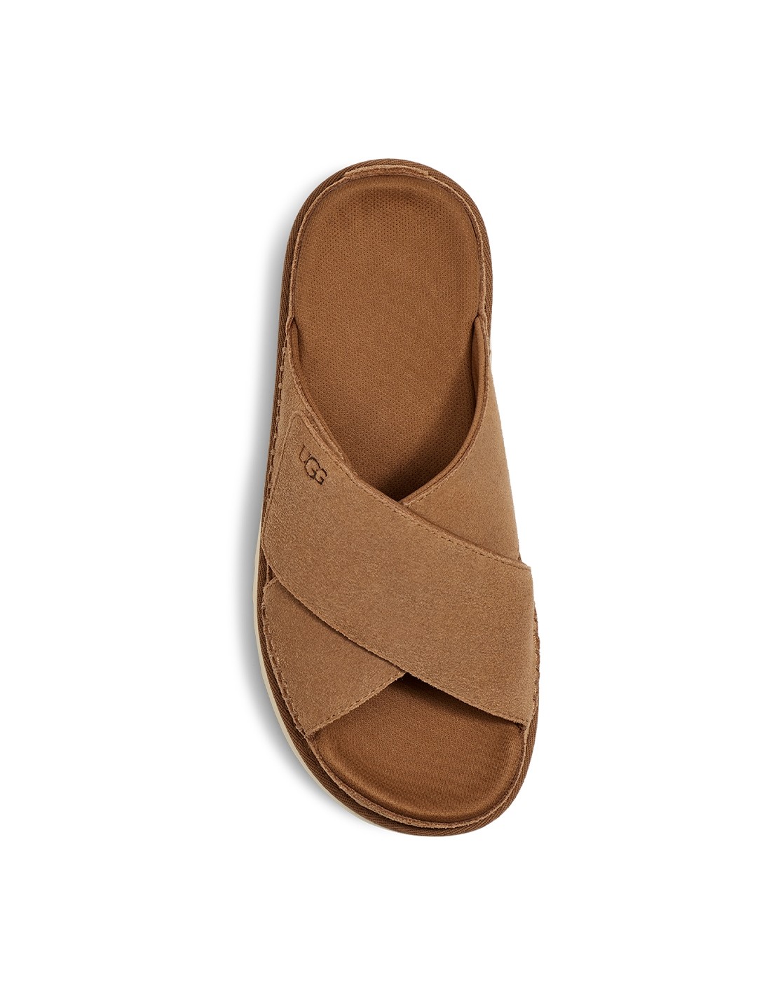 ugg Mules Goldenstar Cross Slide Chesnut Daim