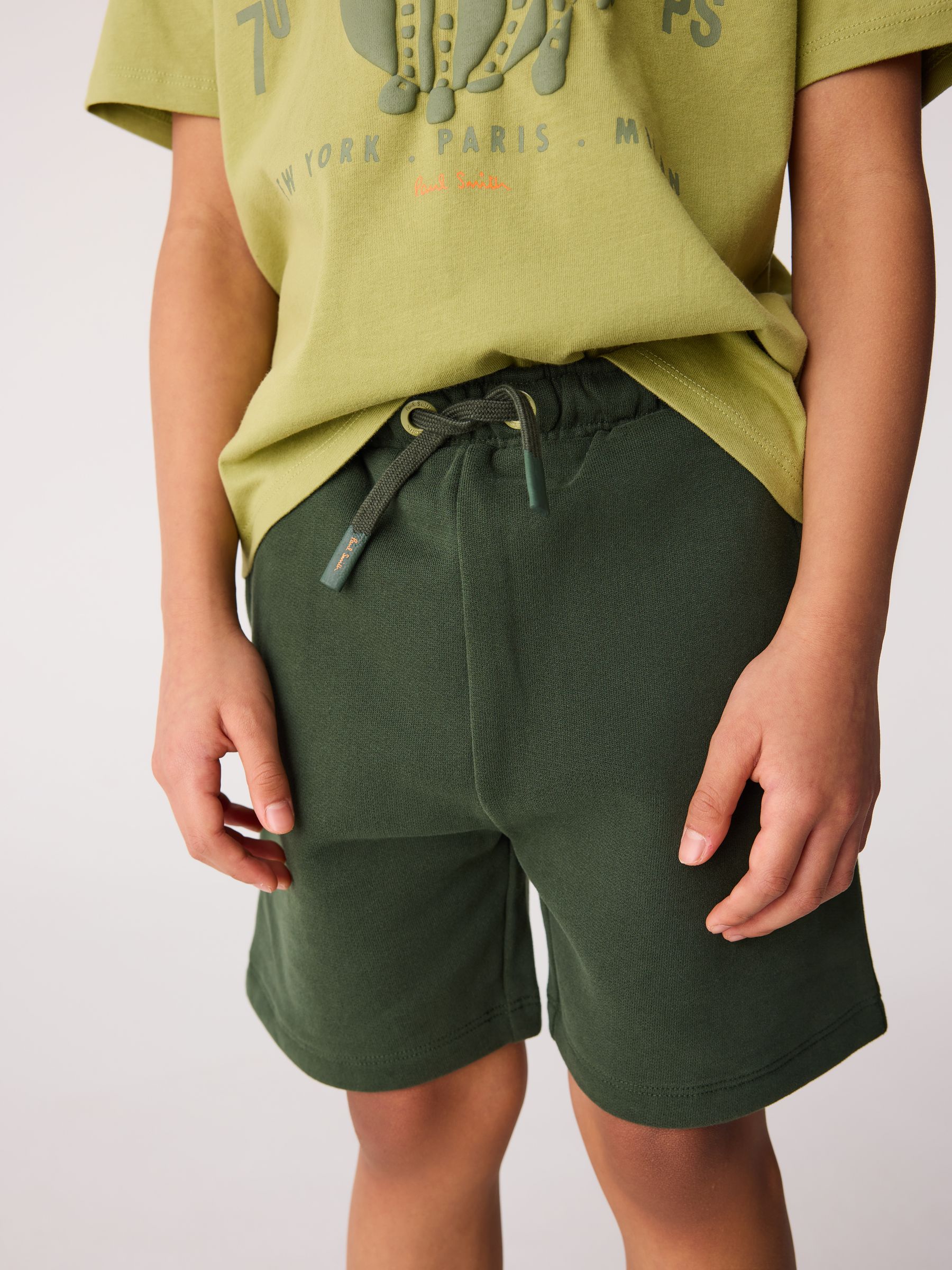 Groen - Paul Smith Junior set van top en shorts voor jongens