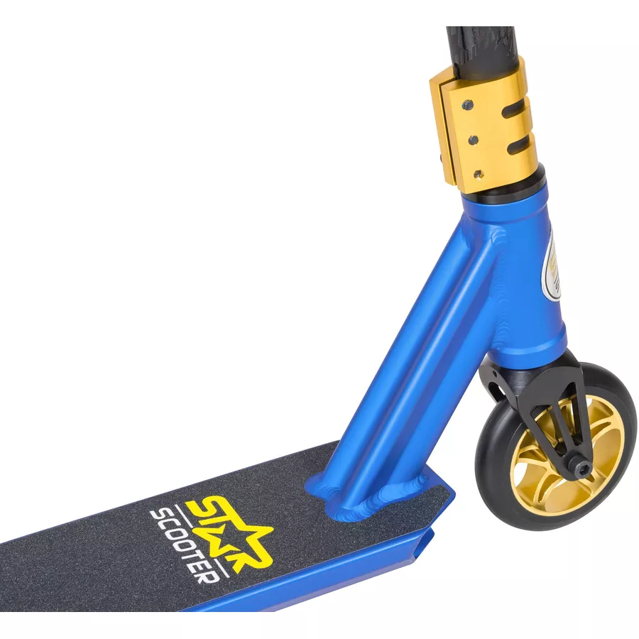Star Scooter Roller Stunt Trick 110mm Semi Prof blau