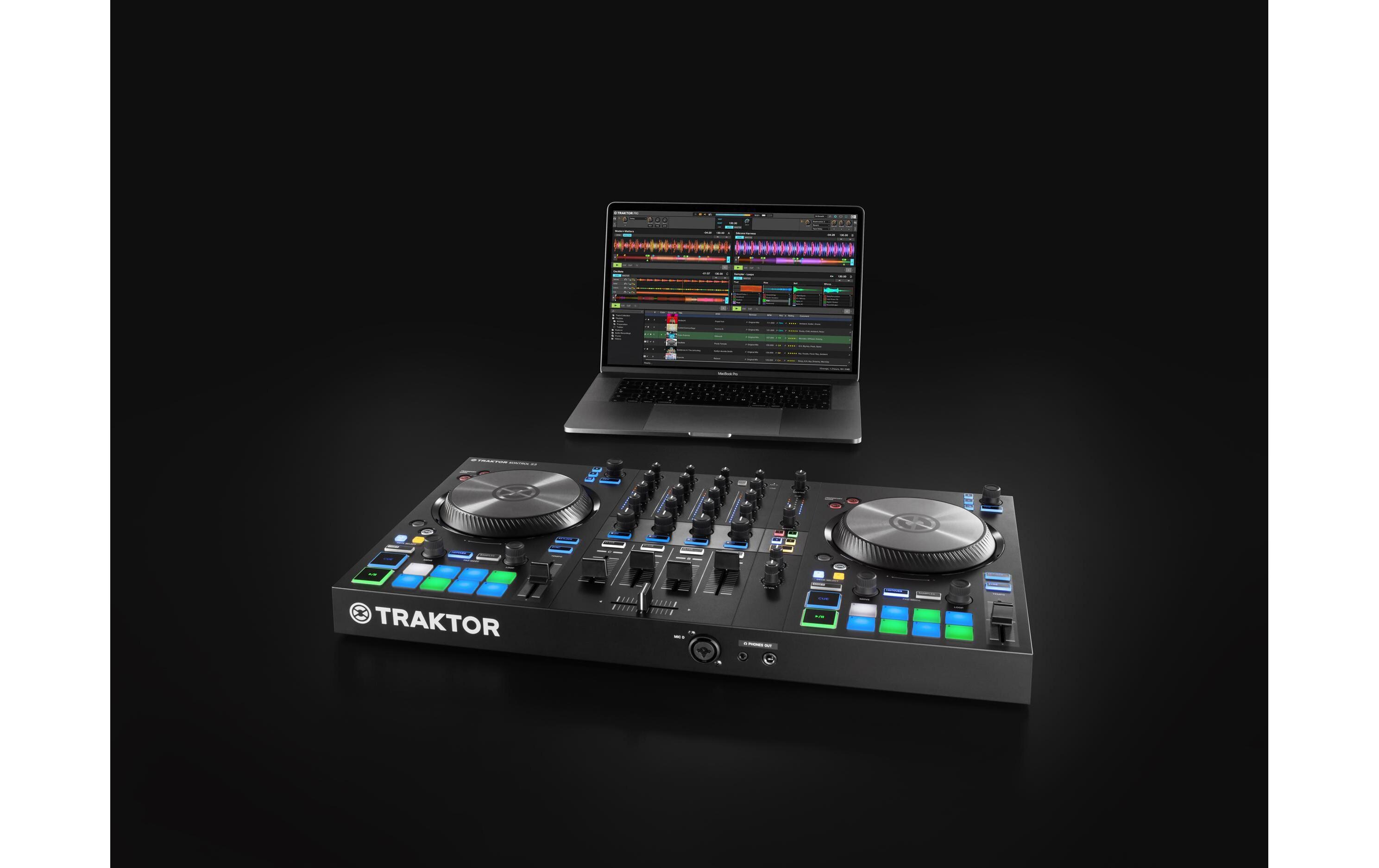 DJ-Controller Traktor Kontrol S3<br>4-Kanal DJ Controller mit Jog-Wheels