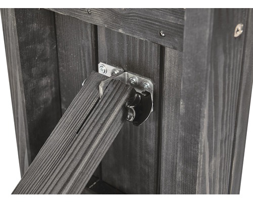 Provence houten tuinset, 8-zits, 3-delig, grijs