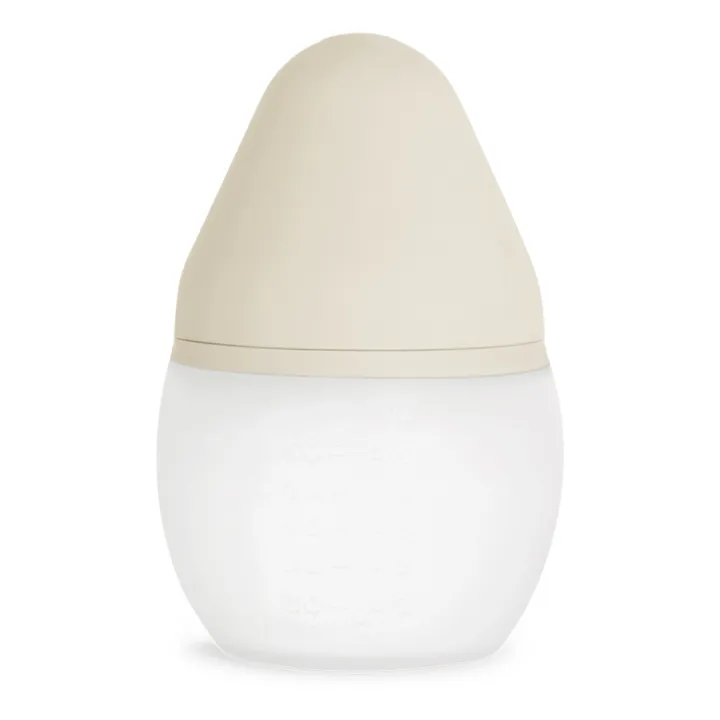 Elhée Biberon en silicone médical et tétine physiologique | Beige