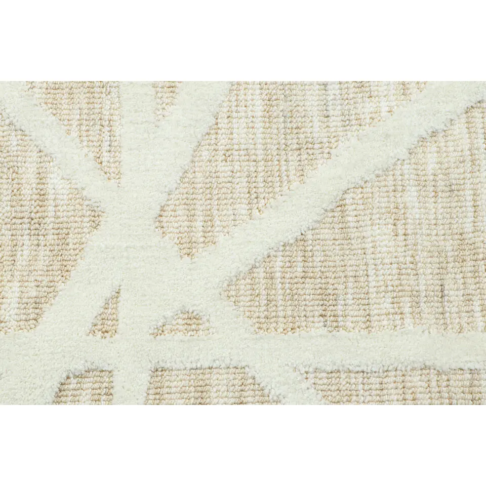 Dutch Lifestyle - Polyester - Vloerkleed - 160x230cm - Beige