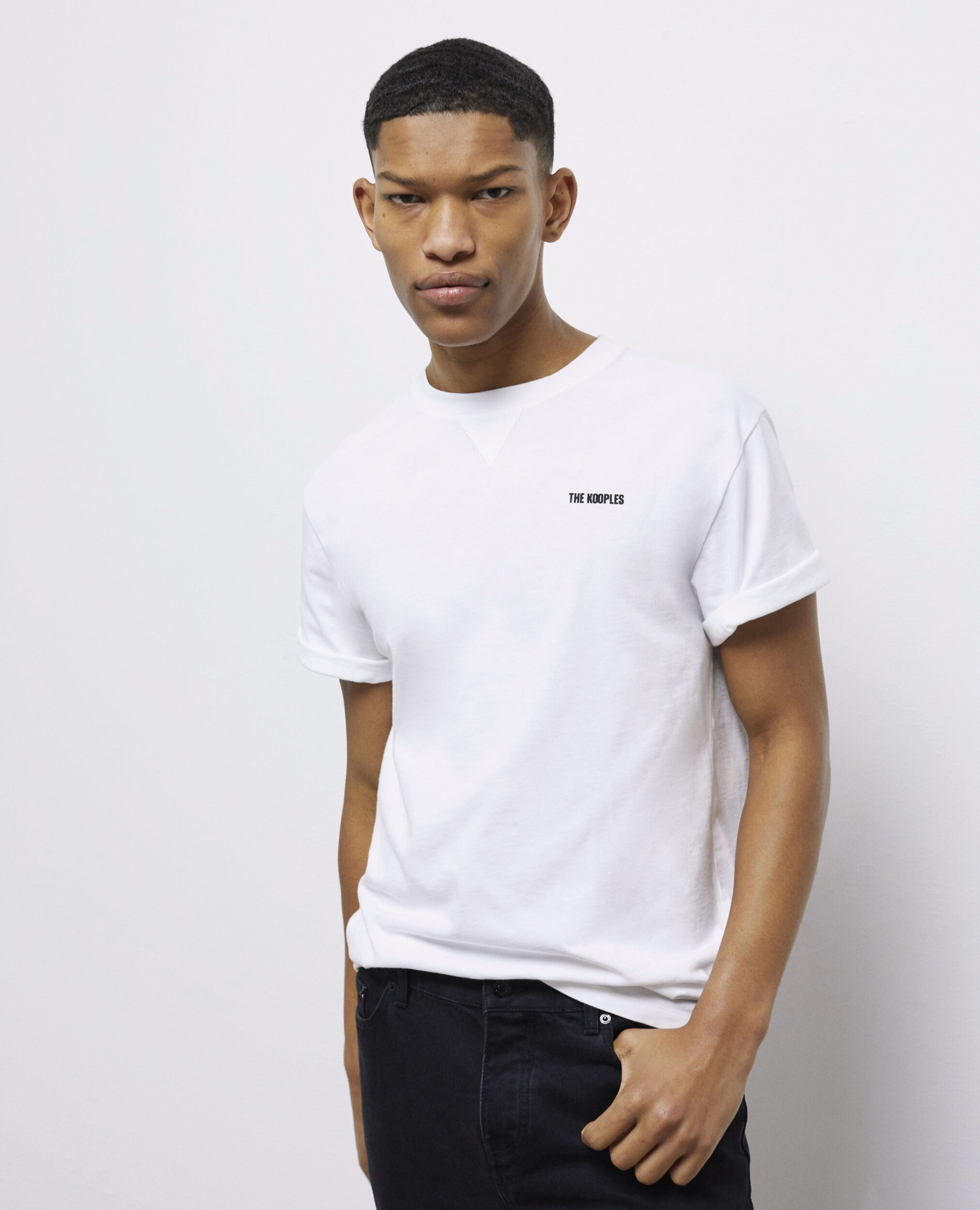 T-shirt logo The Kooples blanc