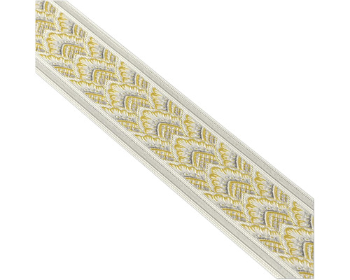 Rand 36915-2 zelfklevend ornament goud zilver 5 m x 4 cm