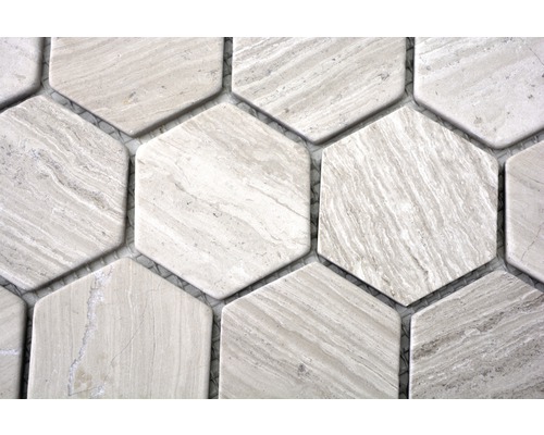 Natuursteenmozaïek MOS HXN 2012 29,8x30,5 cm grijs