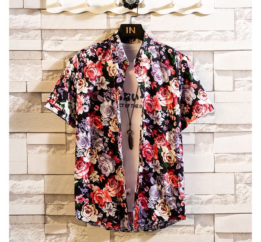 YIKES - Shirt met korte mouwen en bloemenprint