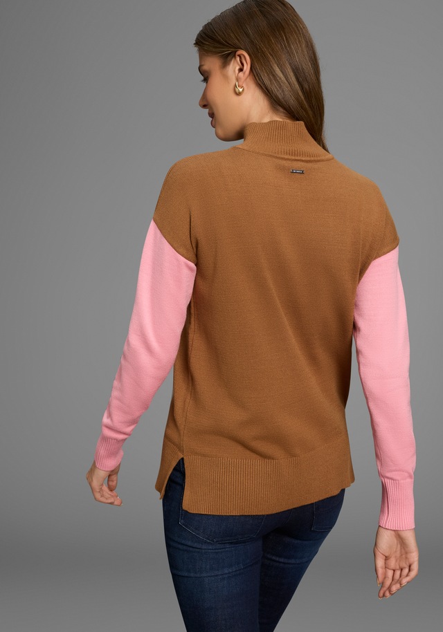 HECHTER PARIS Rollkragenpullover , mit Kontrastarm - NEUE KOLLEKTION