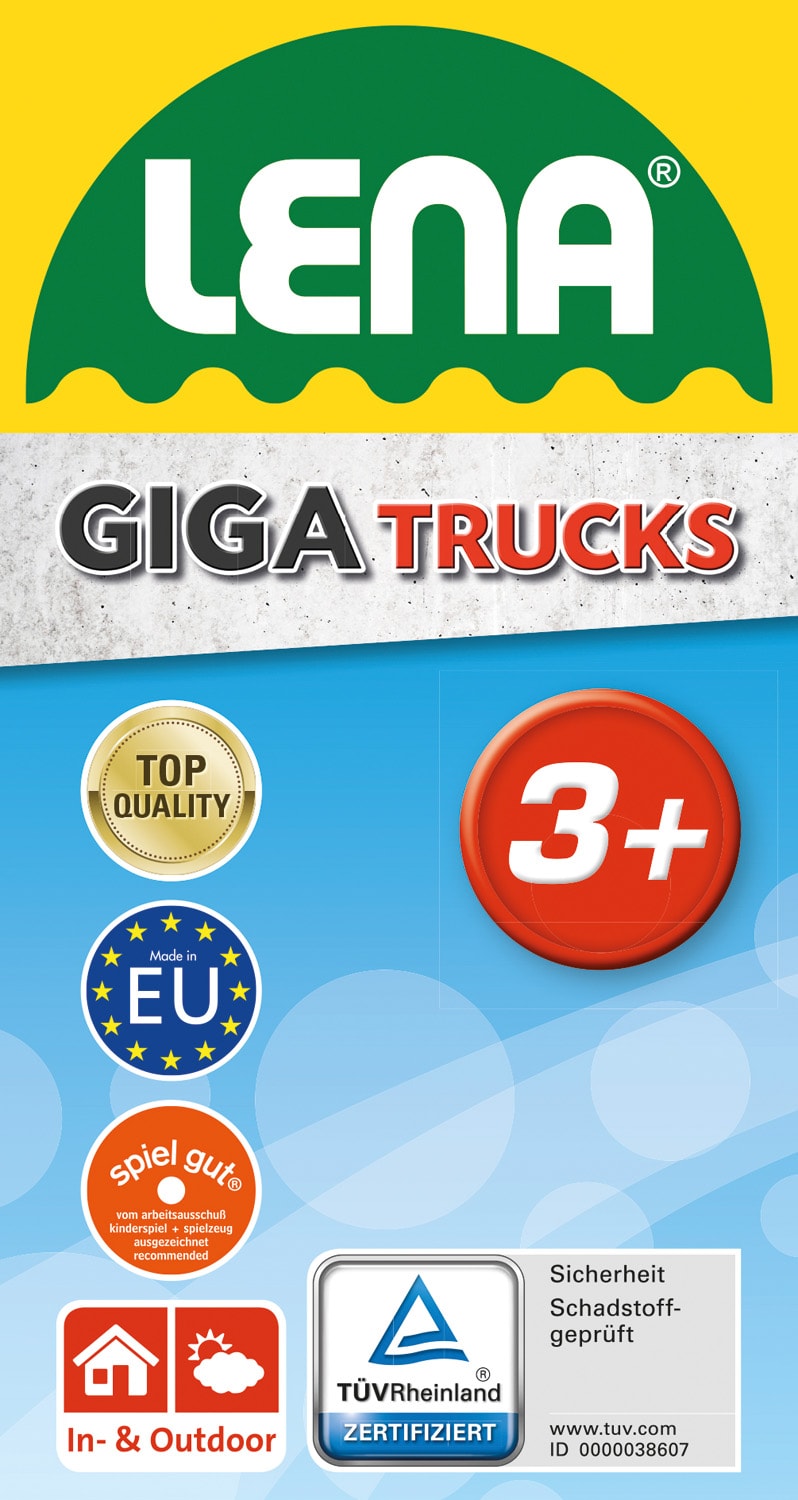 GIGA TRUCKS Bagger Pro, schwarz/gelb