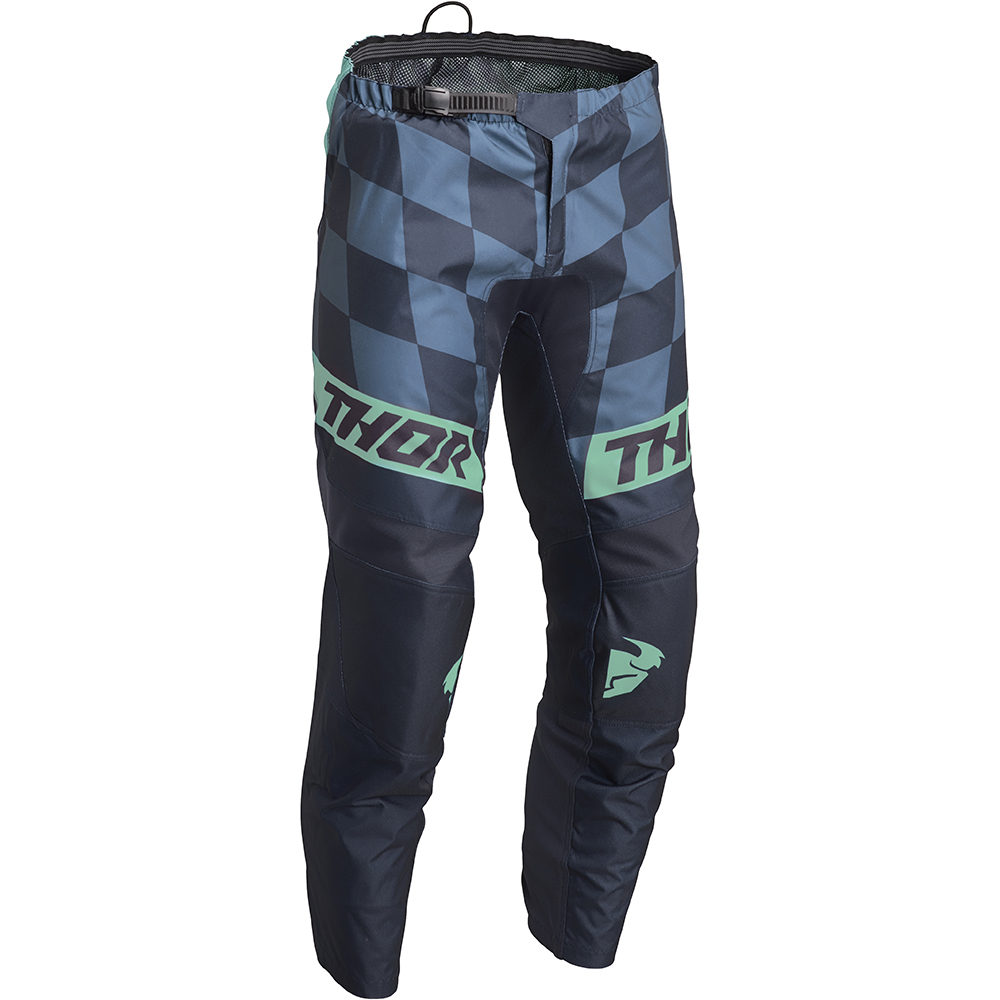 Thor Motocross - Pantalon enfant Sector Birdrock Bleu foncé / Mint