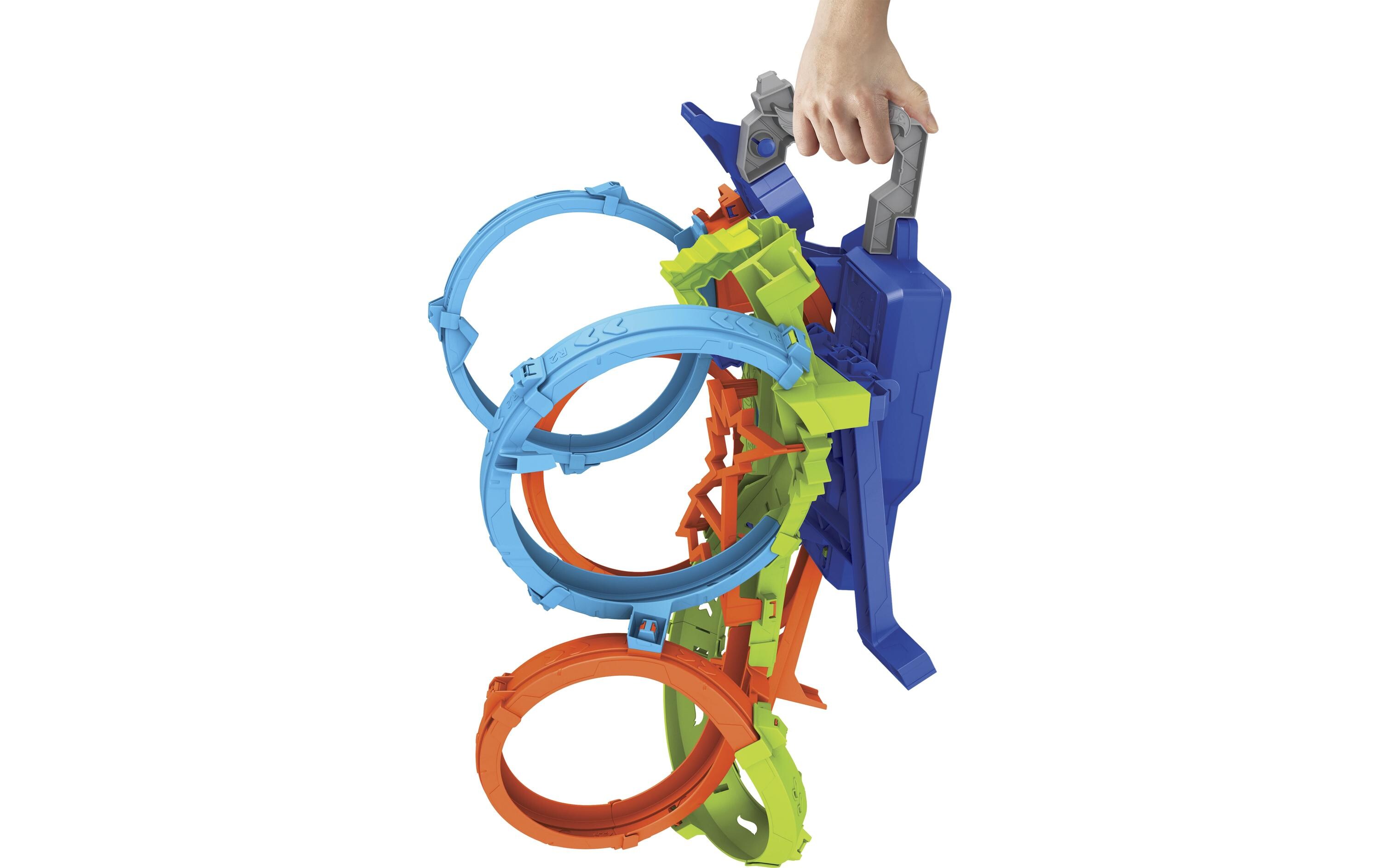 Action 4 Loopings Crash4-Loopings Crash Gefahr Trackset