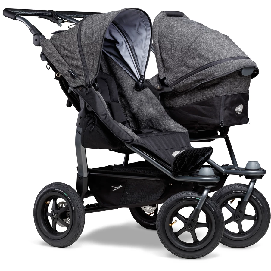 tfk Geschwisterwagen Duo Air Premium Anthrazit