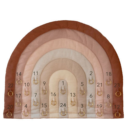 OYOY Weihnachtskalender - Rainbow - Schoko