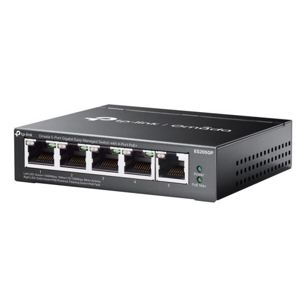 TP-Link Omada ES205G Switch de Rede 5 Portas