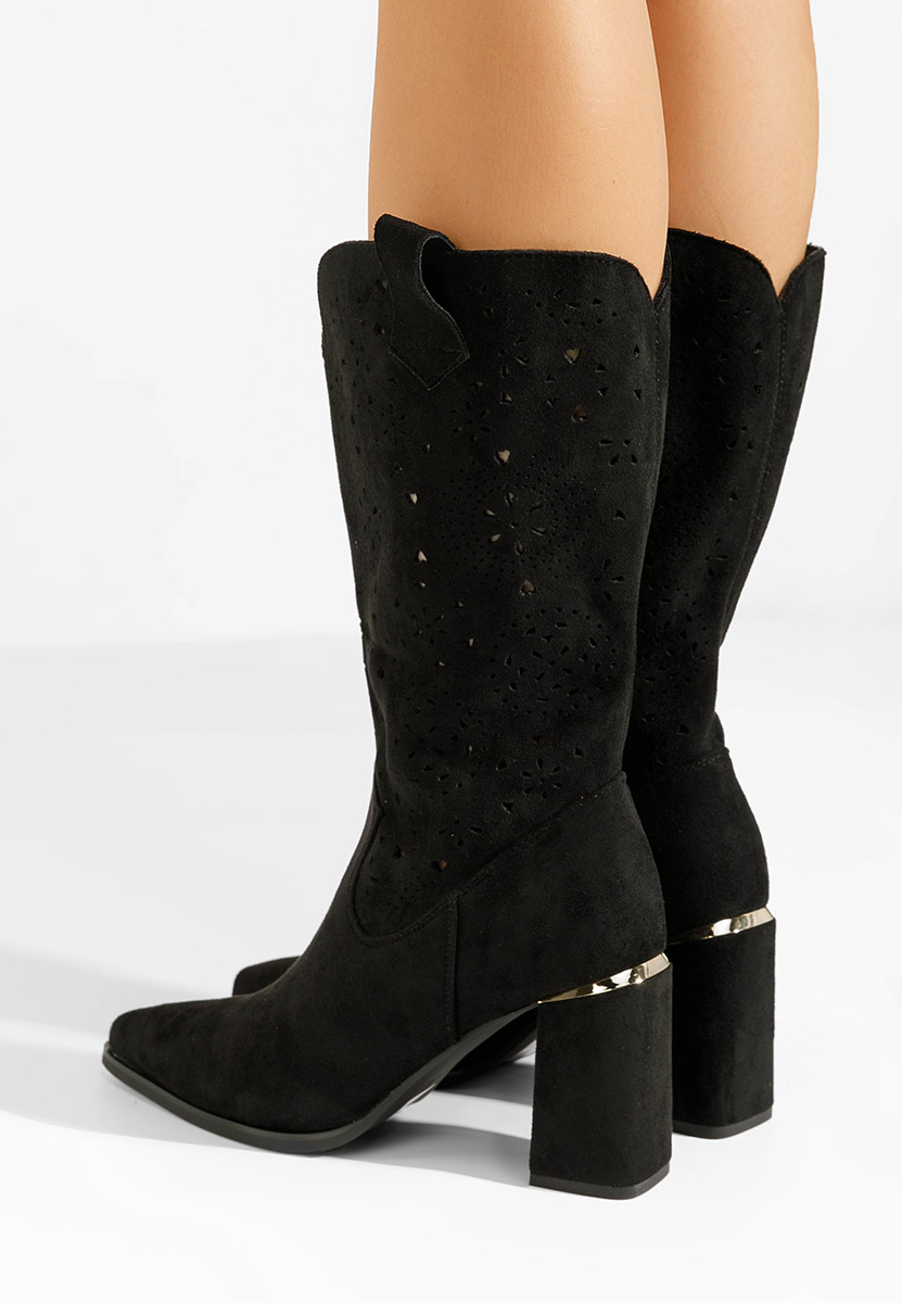 Santiag femme noires Fathma