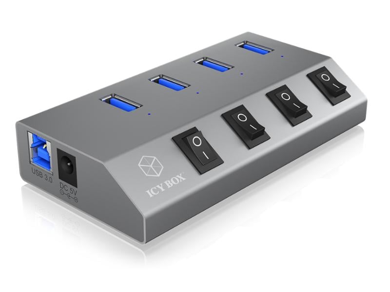 ICY BOX USB-Hub IB-HUB1405 4-Port USB-Hub