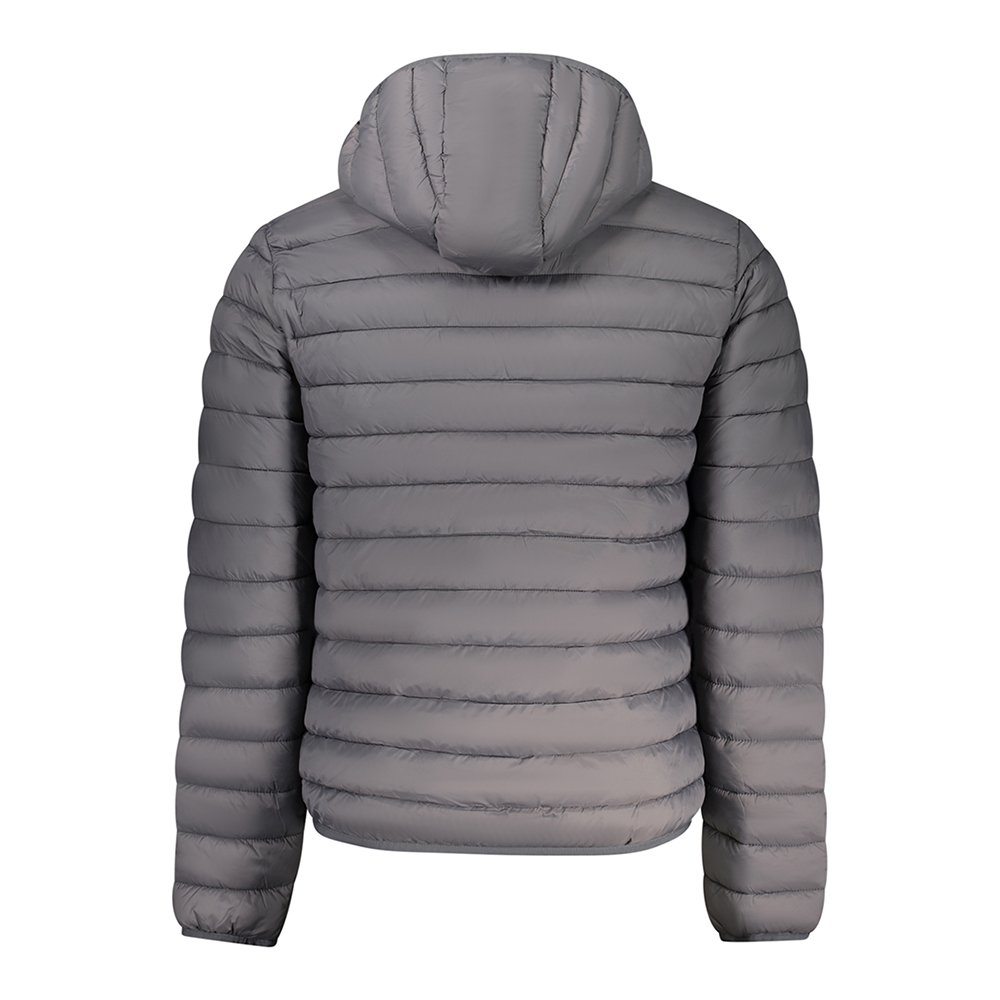 Gray Hooded Jacket Men