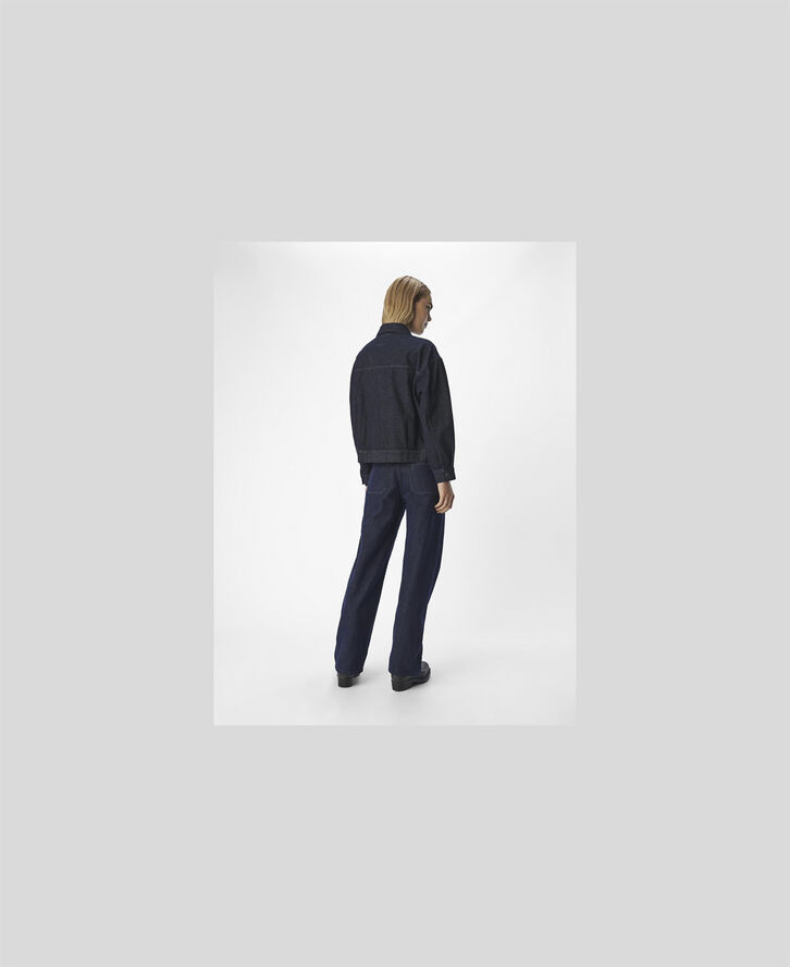 Object OBJCRYSTAL DNM LO L/S JACKET 136 Dark blue denim