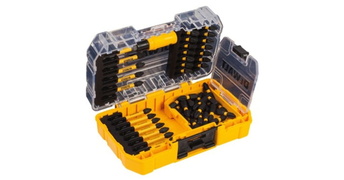 DEWALTDT70735T-QZ FLEXTORQ Drill Drive Set, 25-delig boor- en bitset  (Geel)