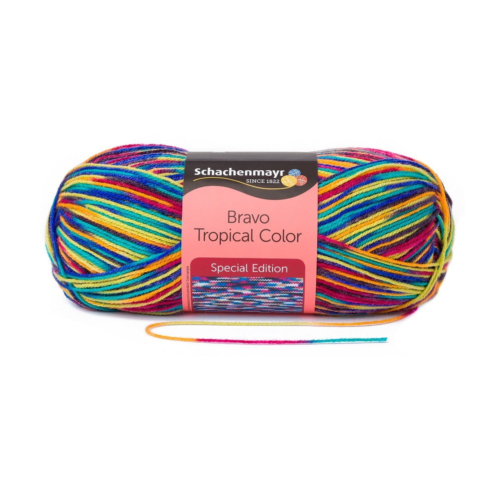 Handstrickgarn BRAVO COLOR - africa color - 50g